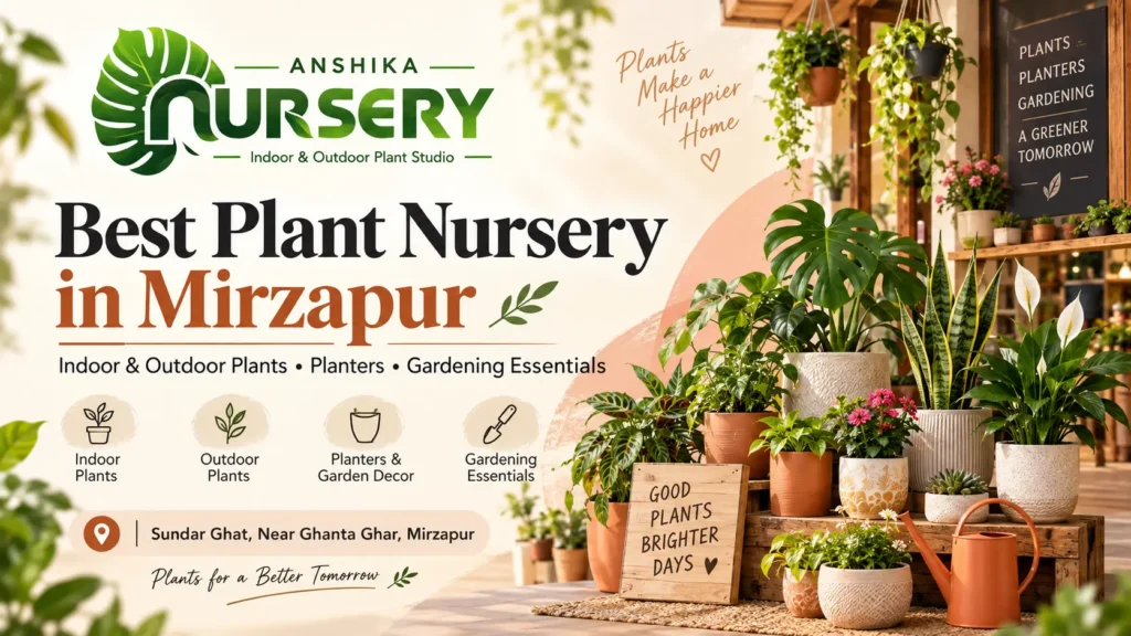 Premium Plant Nursery in Mirzapur for Indoor & Outdoor Plants
