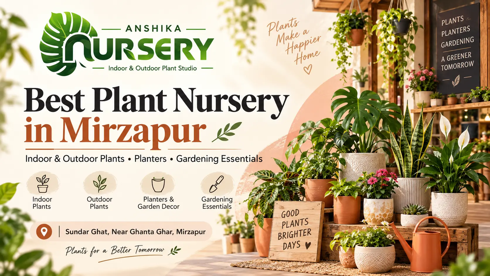 Premium Plant Nursery in Mirzapur for Indoor & Outdoor Plants